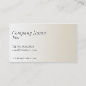 Tropische Sonnenuntergänge, Palmen Visitenkarte (Rückseite)