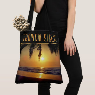 Tropische Sonnenuntergänge Tasche