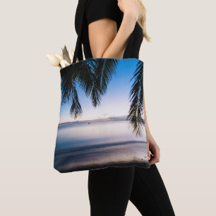 Tropische Sonnenuntergangslandschaft, Fidschi Tasche