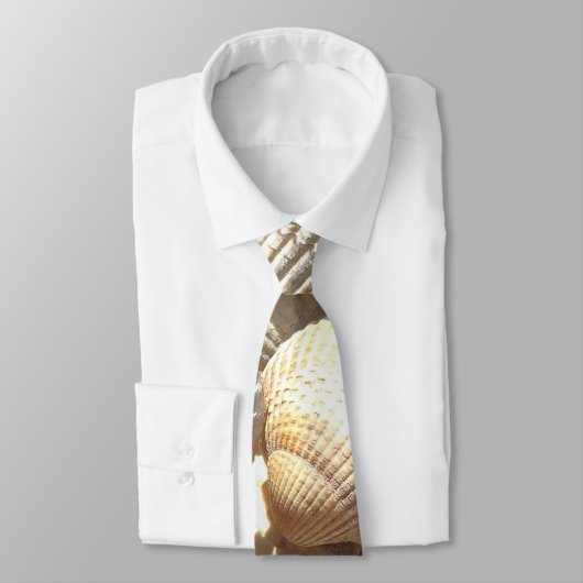 Tropische sonnige exotische Muscheln Krawatte (Gebunden)