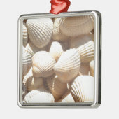 Tropische sonnige exotische Muscheln Ornament Aus Metall (Links)