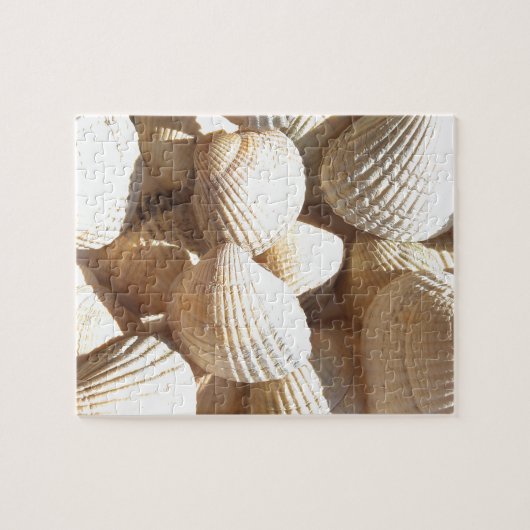 Tropische sonnige exotische Muscheln Puzzle (Horizontal)