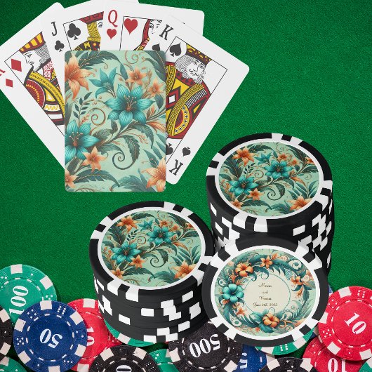 Tropische Spielkarten