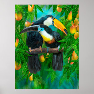 Tropische Spirituosen - Toucans Fine Art Poster/Pr Poster