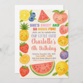 Tropische Splash zum Geburtstag Einladung (Vorne/Hinten)