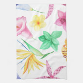 Tropische Stadtkunst Geschirrtuch (Vertikal)