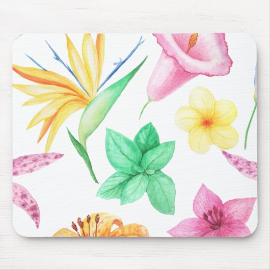 Tropische Stadtkunst Mousepad (Vorne)