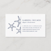 Tropische Starfish Visitenkarten | Marine Visitenkarte (Vorderseite)