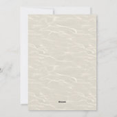 Tropische Strand-Foto-Weihnachtskarte Feiertagskarte (Rückseite)