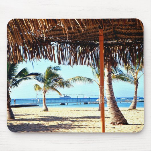 Tropische Strand-Szene Hawaiis Mousepad (Vorne)