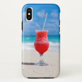 Tropische Strand-Szene mit extravagantem Case-Mate iPhone Hülle (Rückseite)