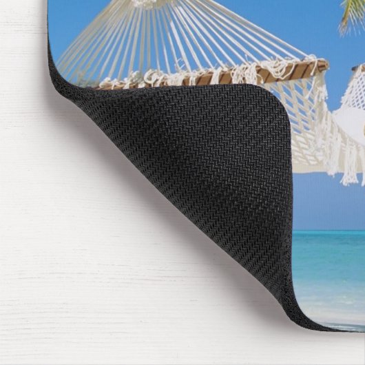 Tropische Strand-Szenen-Mausunterlage Mousepad (Ecke)