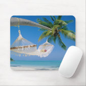 Tropische Strand-Szenen-Mausunterlage Mousepad (Mit Mouse)