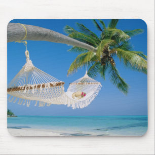 Tropische Strand-Szenen-Mausunterlage Mousepad