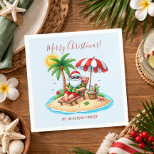 Tropische Strand- & Weihnachtsfeier mit Santa