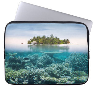 Tropische Strände Ari Atoll Maldives Laptopschutzhülle