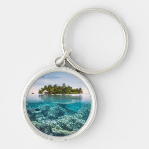 Tropische Strände Ari Atoll Maldives Schlüsselanhänger