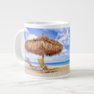 Tropische Strände Aruba Sandy Beach Jumbo-Tasse
