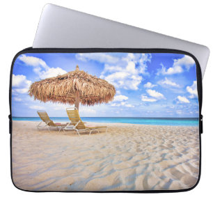 Tropische Strände Aruba Sandy Beach Laptopschutzhülle