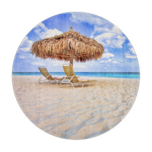 Tropische Strände Aruba Sandy Beach Schneidebrett