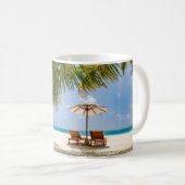 Tropische Strände | Beach Dominikanische Republik Kaffeetasse (VorderseiteRechts)