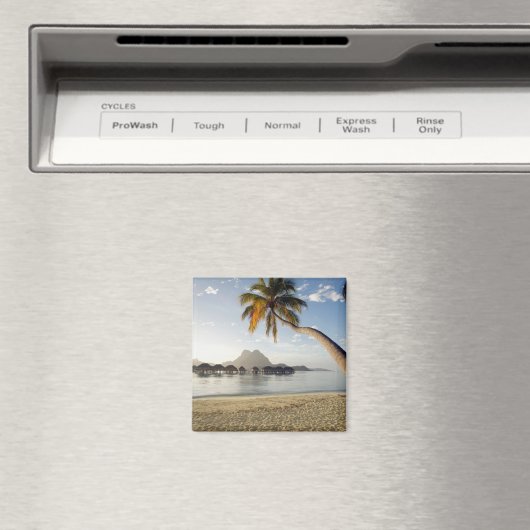 Tropische Strände | Beach Huts, Bora Bora Magnet (In Situ (Geschirrspüler))