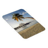 Tropische Strände | Beach Huts, Bora Bora Magnet (Rechte Seite)