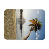 Tropische Strände | Beach Huts, Bora Bora Magnet (Horizontal)