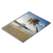 Tropische Strände | Beach Huts, Bora Bora Notizblock (Linke Seite)