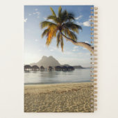 Tropische Strände | Beach Huts, Bora Bora Planer (Rückseite)