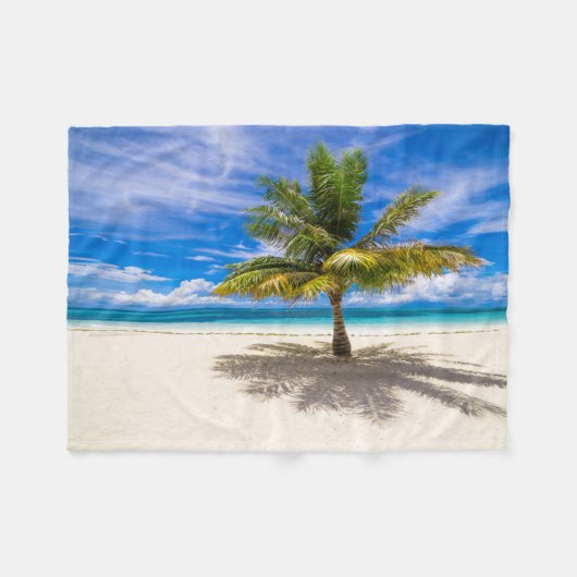 Tropische Strände | Bora Bora, Französisch-Polynes Fleecedecke (Vorderseite (Horizontal))