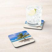 Tropische Strände | Bora Bora, Französisch-Polynes Getränkeuntersetzer (Rechte Seite)