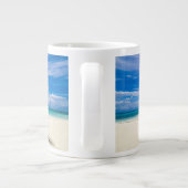 Tropische Strände | Bora Bora, Französisch-Polynes Jumbo-Tasse (Rückseite)