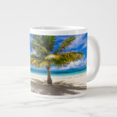 Tropische Strände | Bora Bora, Französisch-Polynes Jumbo-Tasse (Vorderseite Rechts)