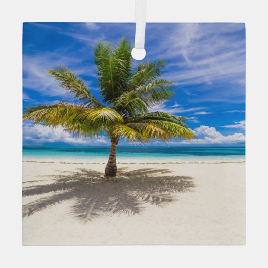 Tropische Strände | Bora Bora, Französisch-Polynes Ornament Aus Glas (Rückseite)