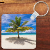 Tropische Strände | Bora Bora, Französisch-Polynes Schlüsselanhänger (Rückseite)
