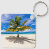 Tropische Strände | Bora Bora, Französisch-Polynes Schlüsselanhänger (Rückseite)