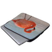 Tropische Strände | Caribbean Flamingo, Aruba Laptopschutzhülle (Vorne Knopf)
