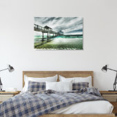 Tropische Strände | Clearwater Florida Leinwanddruck (Insitu (Schlafzimmer))