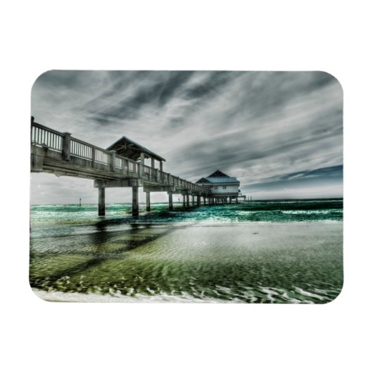 Tropische Strände | Clearwater Florida Magnet (Horizontal)