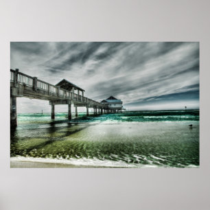 Tropische Strände   Clearwater Florida Poster