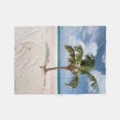 Tropische Strände | Eagle Beach, Aruba Fleecedecke (Vorderseite (Horizontal))