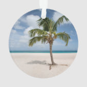 Tropische Strände | Eagle Beach, Aruba Ornament (Rückseite)