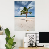 Tropische Strände | Eagle Beach, Aruba Poster (Heimbüro)