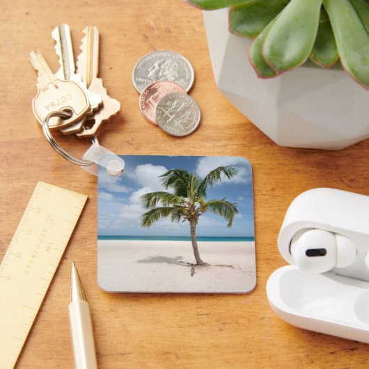 Tropische Strände | Eagle Beach, Aruba Schlüsselanhänger (Schreibtisch)