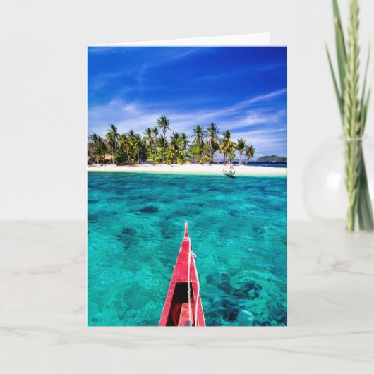 Tropische Strände | El Nido, Philippinen, Palawan Karte (Vorderseite)