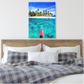 Tropische Strände | El Nido, Philippinen, Palawan Leinwanddruck (Insitu (Schlafzimmer))