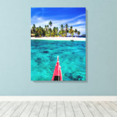 Tropische Strände | El Nido, Philippinen, Palawan Leinwanddruck (Insitu (Holzboden))