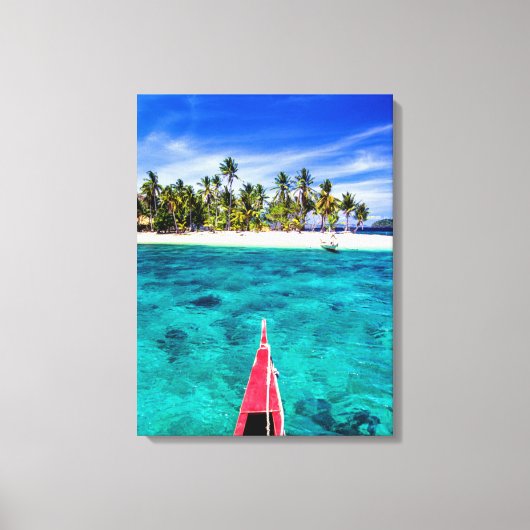 Tropische Strände | El Nido, Philippinen, Palawan Leinwanddruck (Vorderseite)