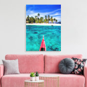 Tropische Strände | El Nido, Philippinen, Palawan Leinwanddruck (Insitu (Wohnzimmer))